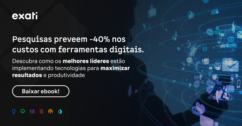 Pesquisas preveem -40% nos custos com ferramentas digitais. Baixe agora o ebook e saiba mais!